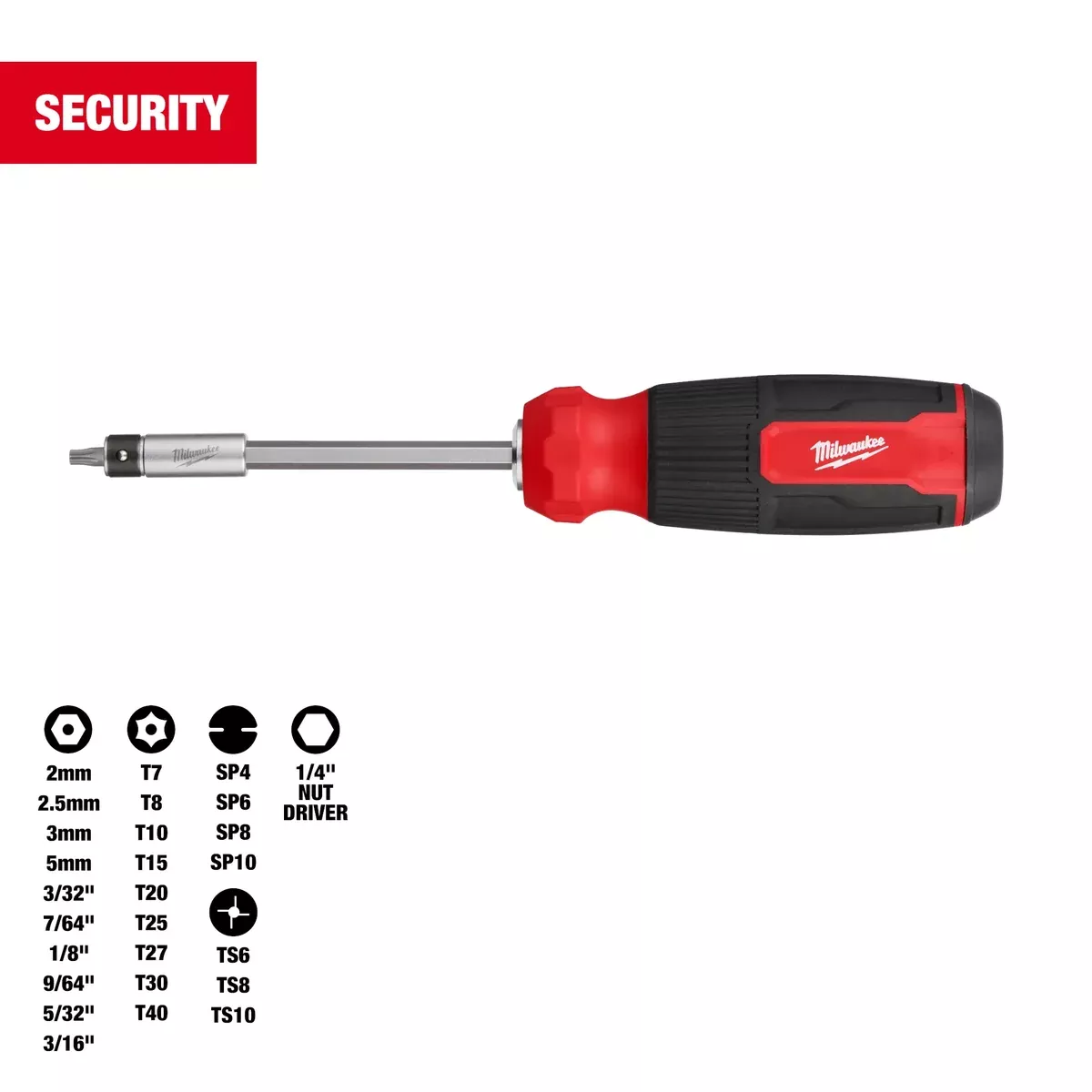 Milwaukee 27-in-1 Security Multi-Bit Screwdriver