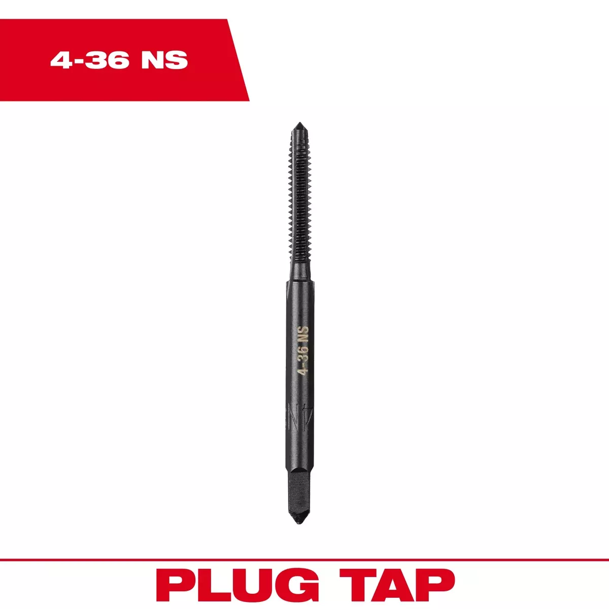 Milwaukee 3/8"-16 UNC Straight Flute Plug Tap