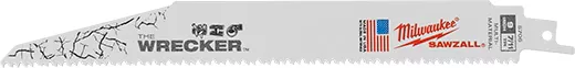 Milwaukee 6" 7/11 TPI The Wrecker Multi-Material Demolition SAWZALL Blade
