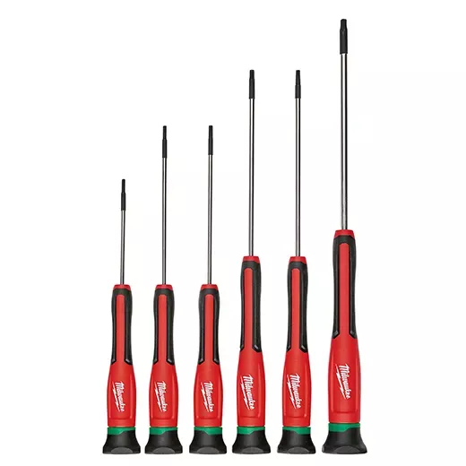 Milwaukee 6 PC TORX Precision Screwdriver Set w/ Case