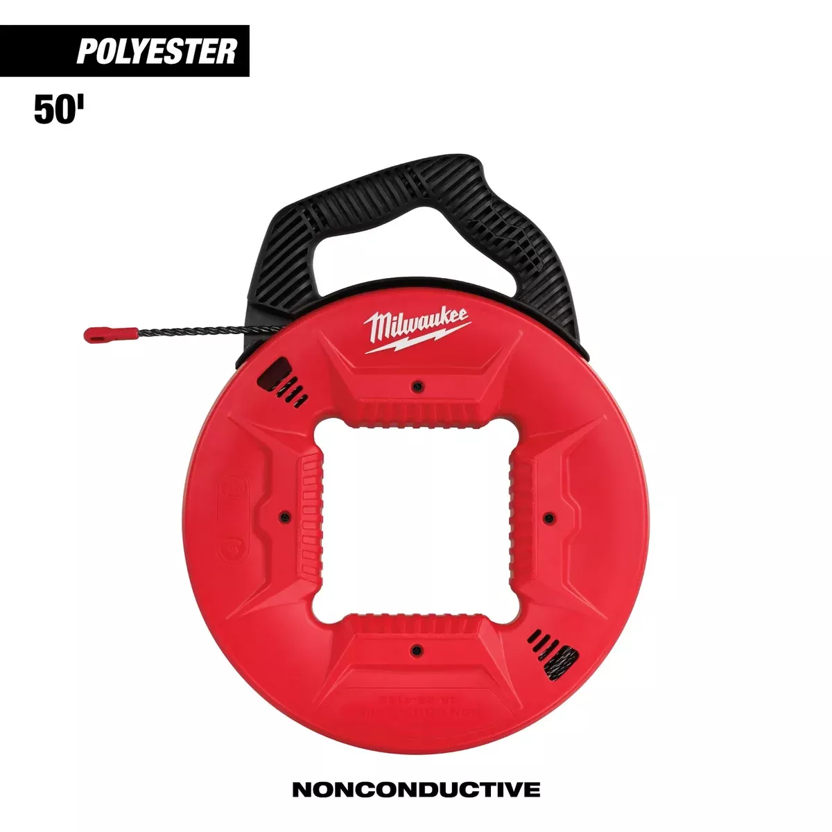 Milwaukee 60' Polyester Fish Tape with Non-Conductive Tip