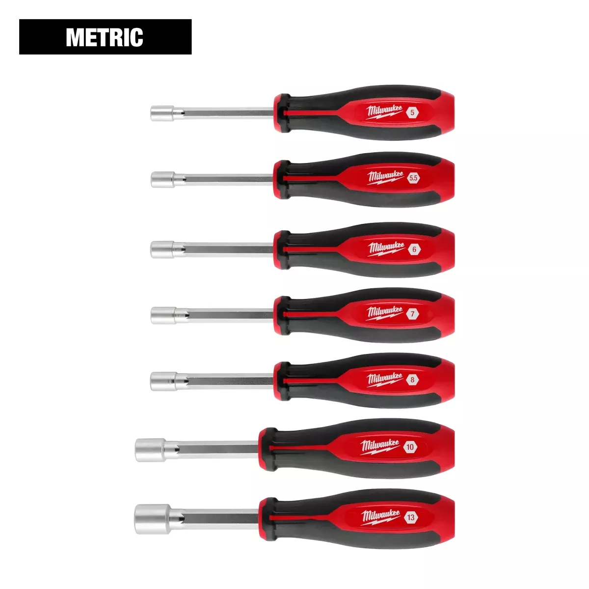 Milwaukee 7pc Metric HollowCore™ Nut Driver Set