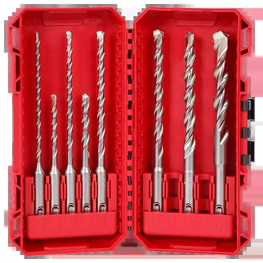 Milwaukee 8 PC SDS Plus M/2™ 2-Cutter Drill Bit Kit