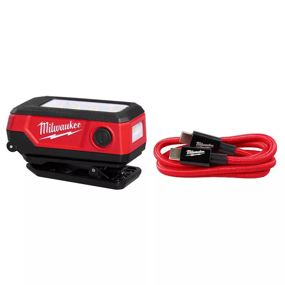 Milwaukee Clip Light USB Rechargeable 300 Lumen 2014R