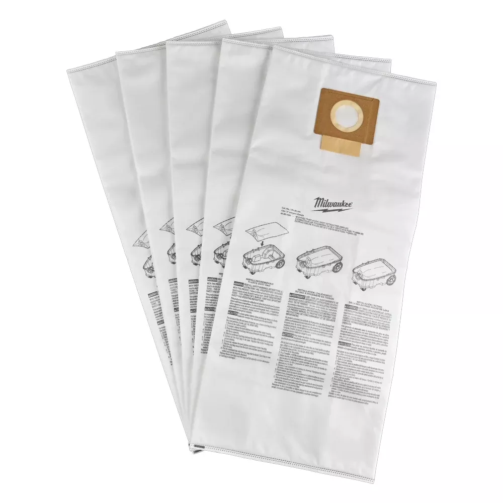 Milwaukee Fleece Dust Bags (5PK) 49-90-1969