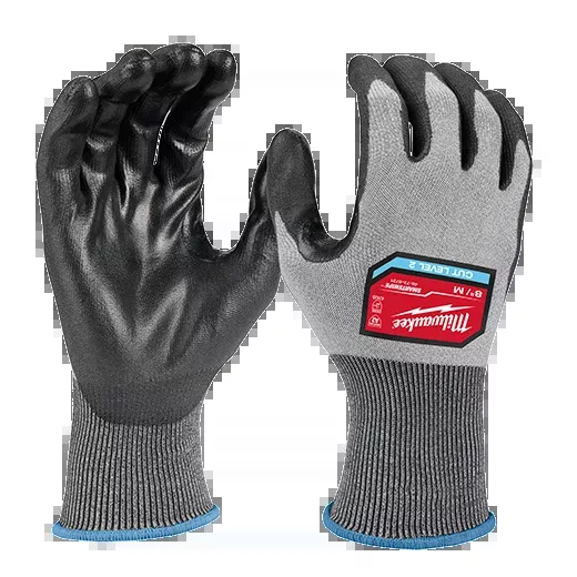 Milwaukee High-Dexterity Cut Level 2 Polyurethane Dipped Gloves
