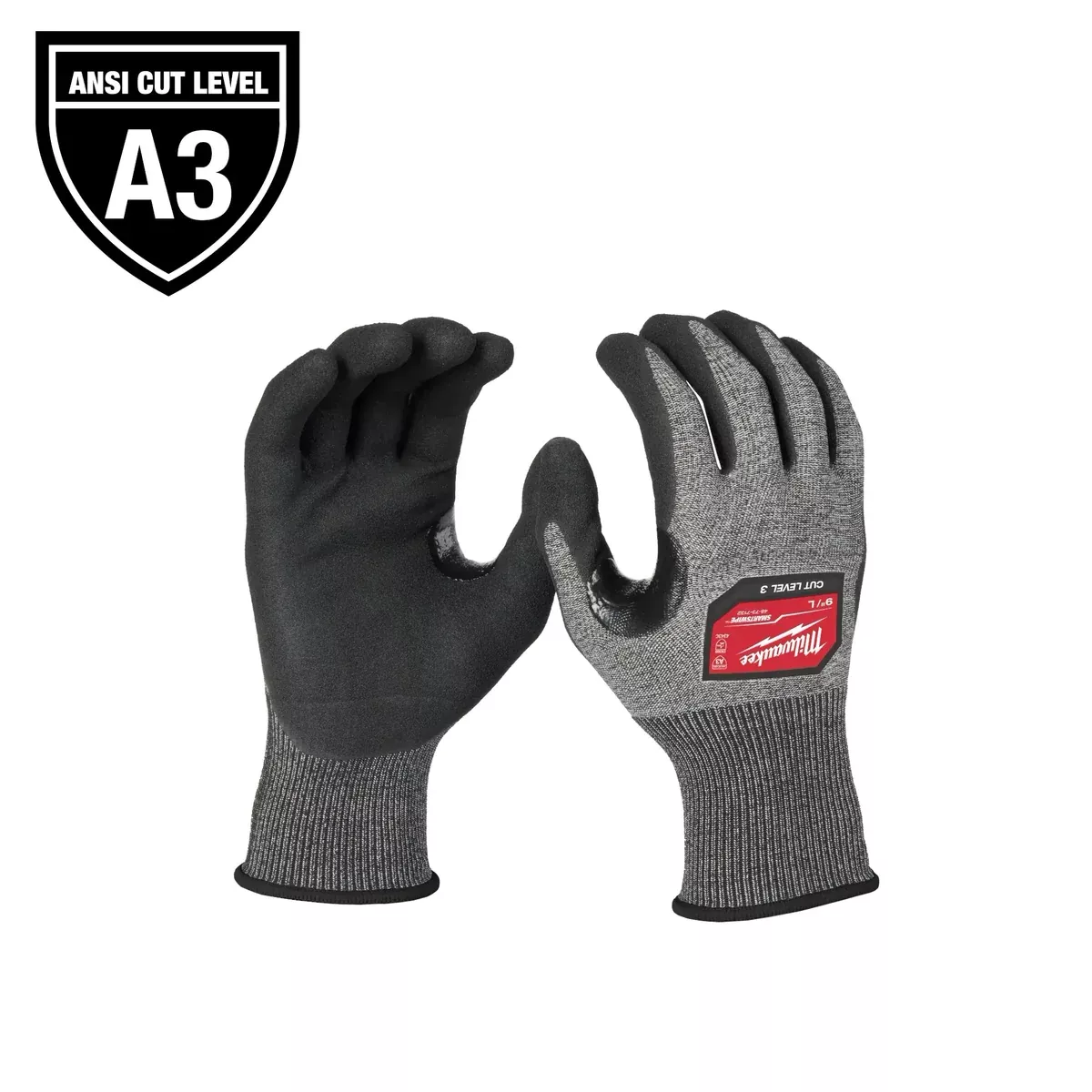 Milwaukee High-Dexterity Cut Level 3 Nitrile Dipped Gloves