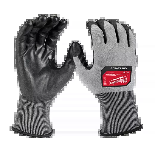 Milwaukee High-Dexterity Cut Level 3 Polyurethane Dipped Gloves