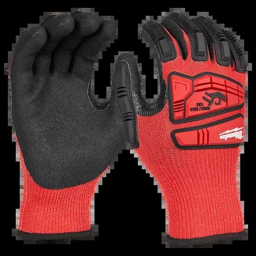 Milwaukee Impact Cut Level 3 Nitrile Dipped Gloves