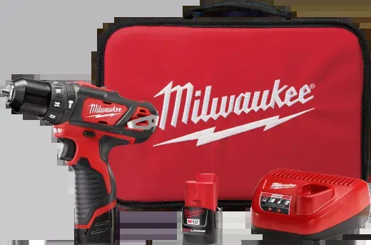 Milwaukee M12 3/8" Hammer Drill/Driver Kit M12 2408-22