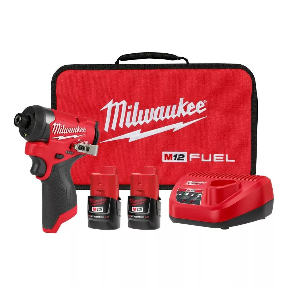 Milwaukee M12 FUEL™ 1/4" Hex Impact Driver Kit