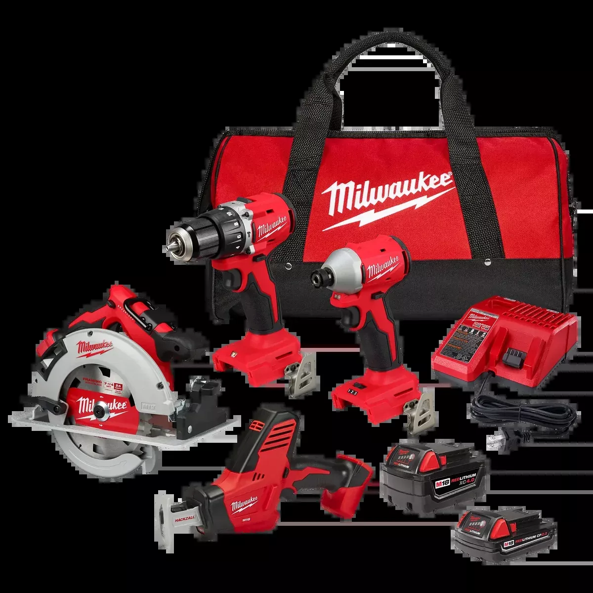 Milwaukee M18™ 4-Tool Combo Kit