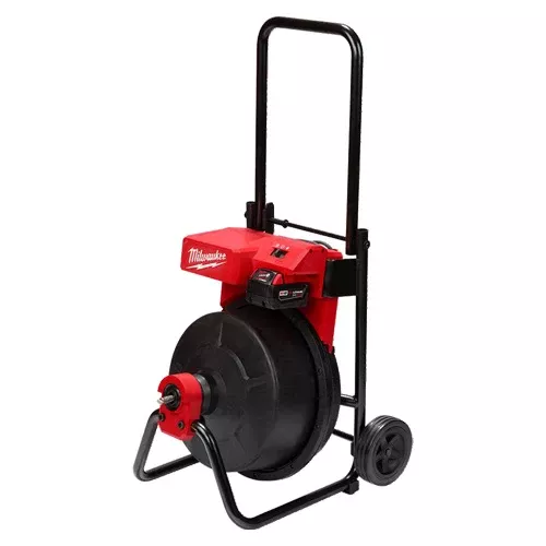 Milwaukee M18 Drum Machine with 3/8" x 75' Cable Kit 2817A-21