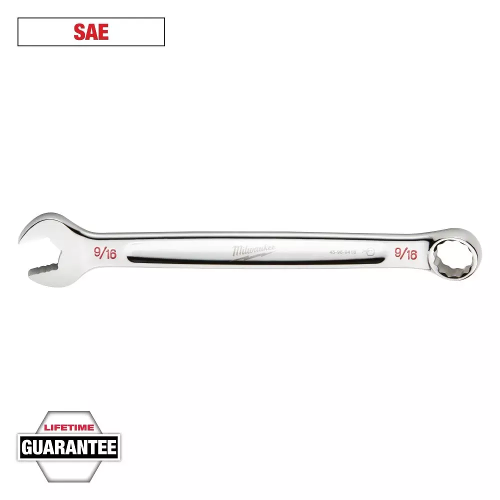 Milwaukee Milwaukee 9/16 in. SAE Combination Wrench 45-96-9418