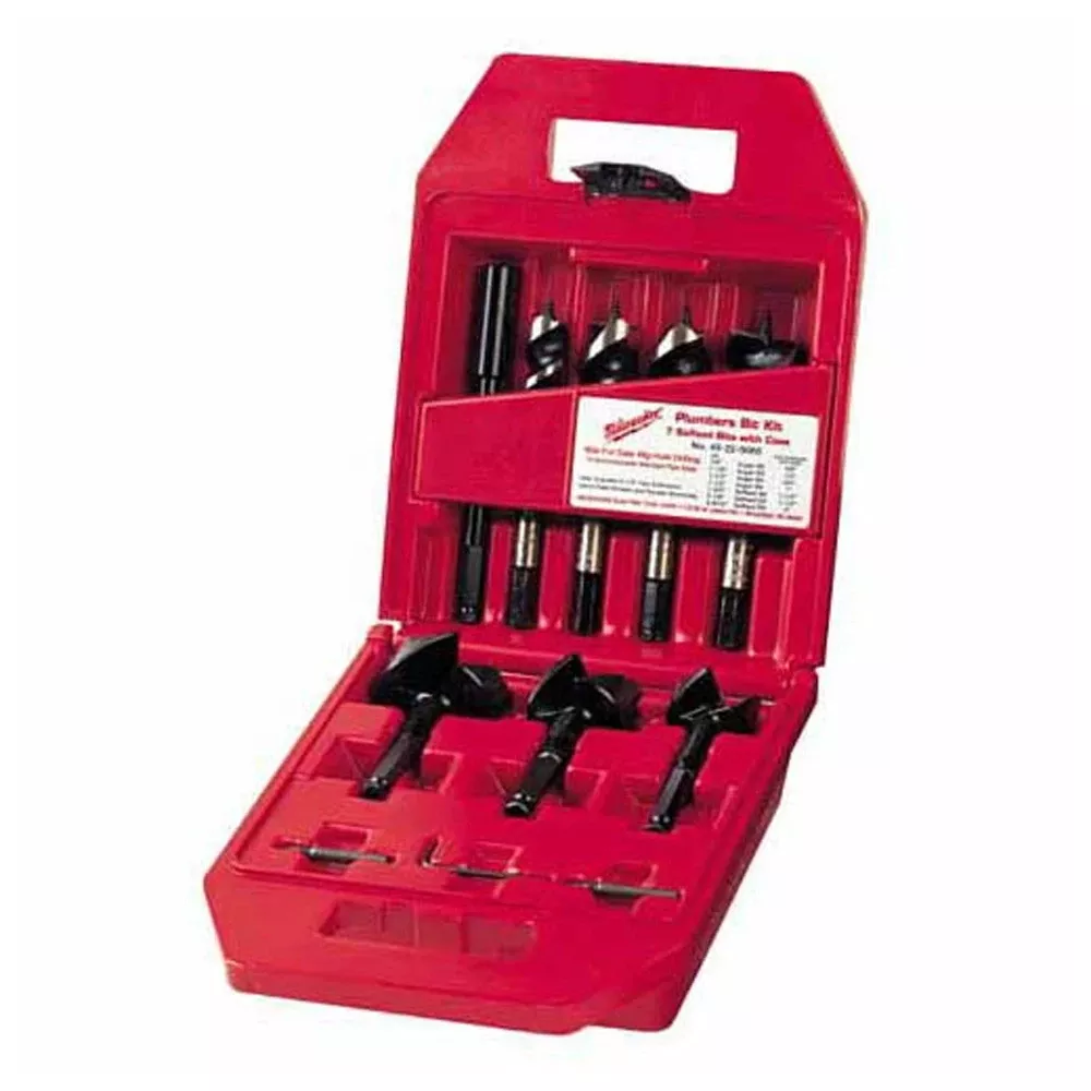 Milwaukee Plumbers' Selfeed Bit Kit (7-Pack) 49-22-0065