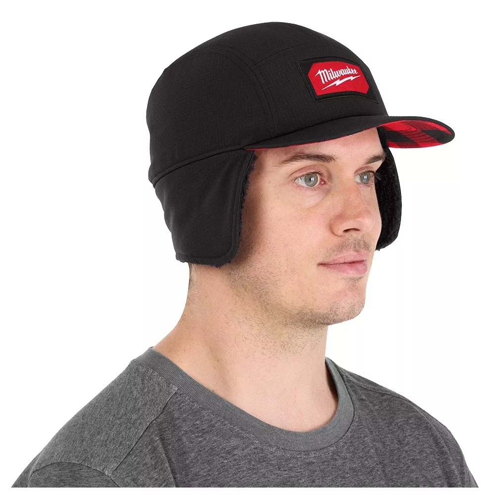 Milwaukee Sherpa-Lined Hat - Black, Small/Medium M754B-SM