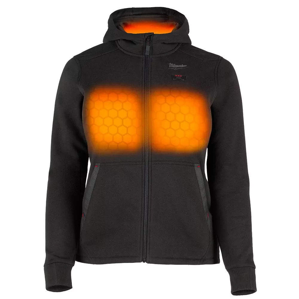 Milwaukee Tools M12 Women's Heated Hoodie Kit – Black, X-Small F200B-21XS
