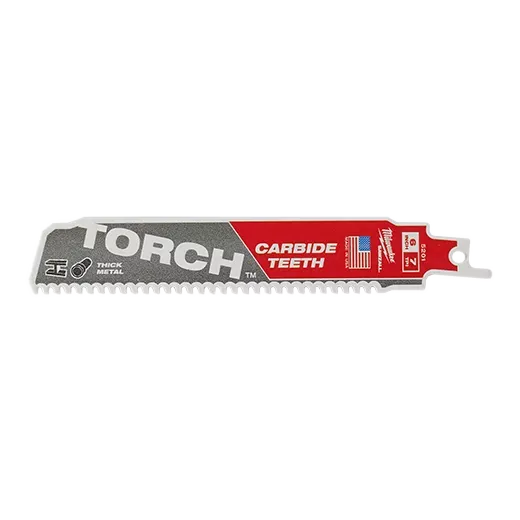 Milwaukee THE TORCH with Carbide Teeth SAWZALL Blade