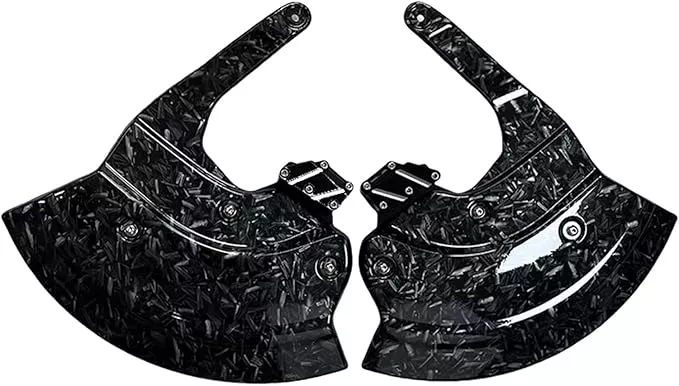 Motorcycle Front Brake Caliper Disc Guard Fairing Protector For BMW M1000RR S1000R S1000RR S1000XR 2020 2021 2022 2023 2024 Carbon Fiber Aero Disc Fender Accessories (100% Carbon Fiber)