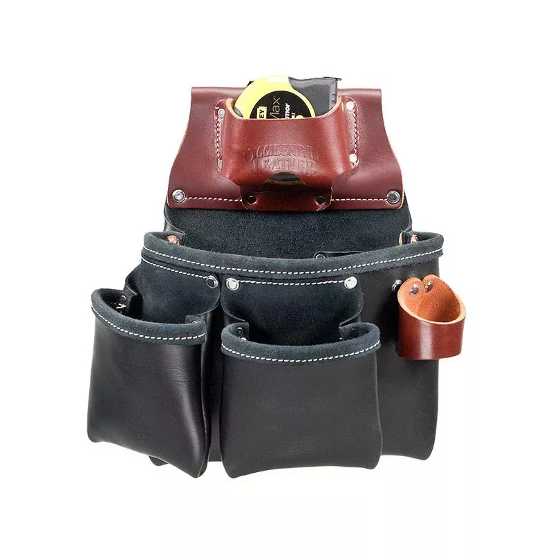 Occidental Leather B5018DB 3 Pouch Pro Tool Bag - Black