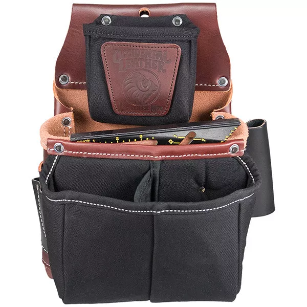 Occidental Leather Belt Worn Fastener Bag w/Divided Nylon DB