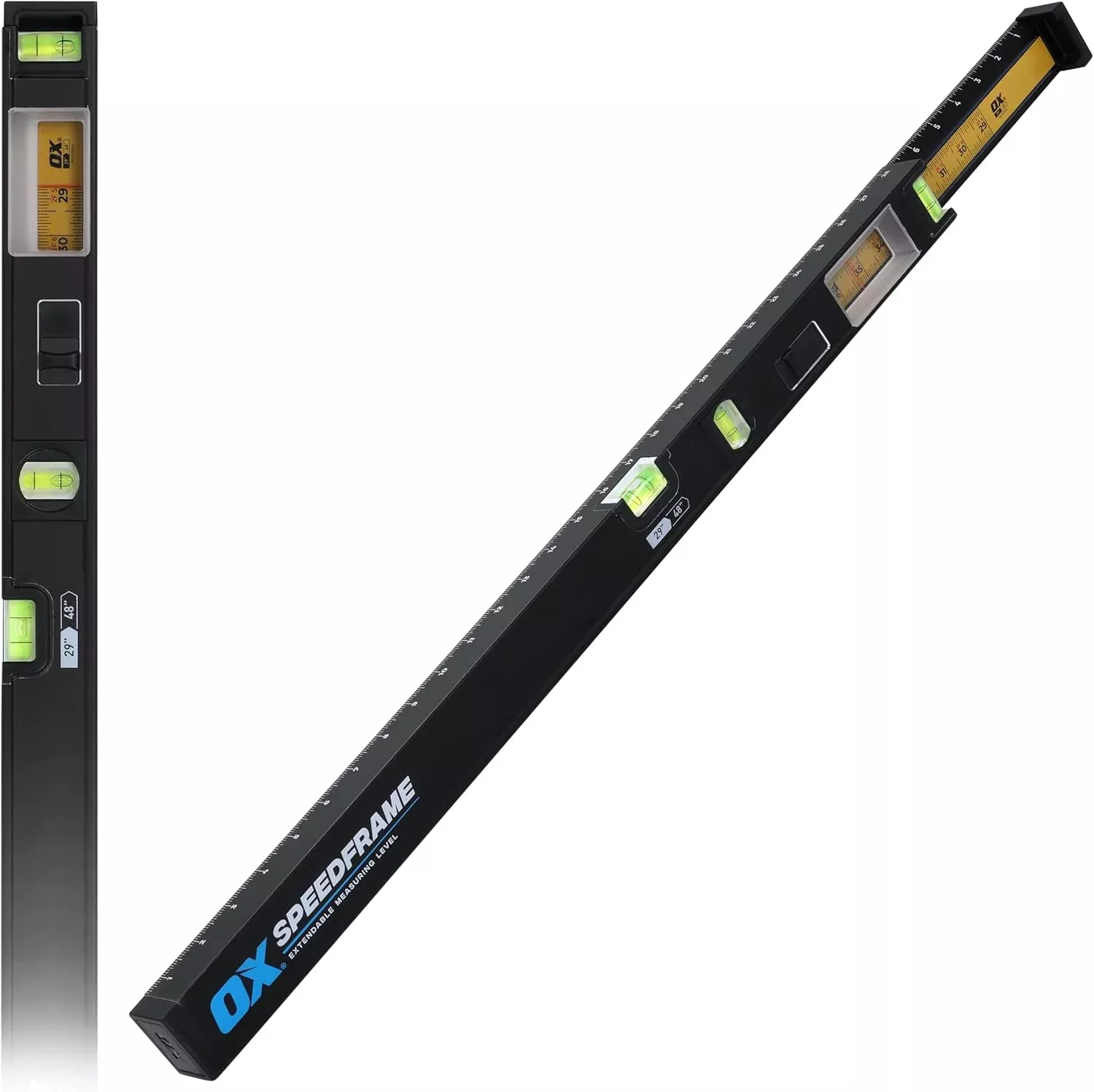 Ox Tools SPEEDFRAME 29" to 48" Extendable Measuring Level OX-P635203