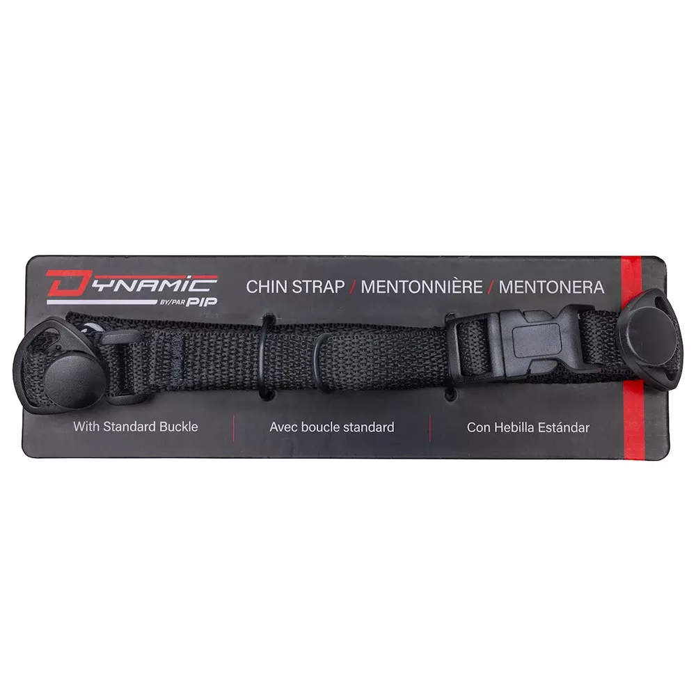 PIP Safety 4-Point Chin Strap with Standard Clip - Black 280-HP542C2
