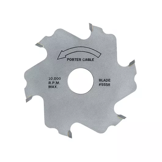 Porter Cable 5558 Plate Biscuit Joiner 4-in. 6-Tooth Blade