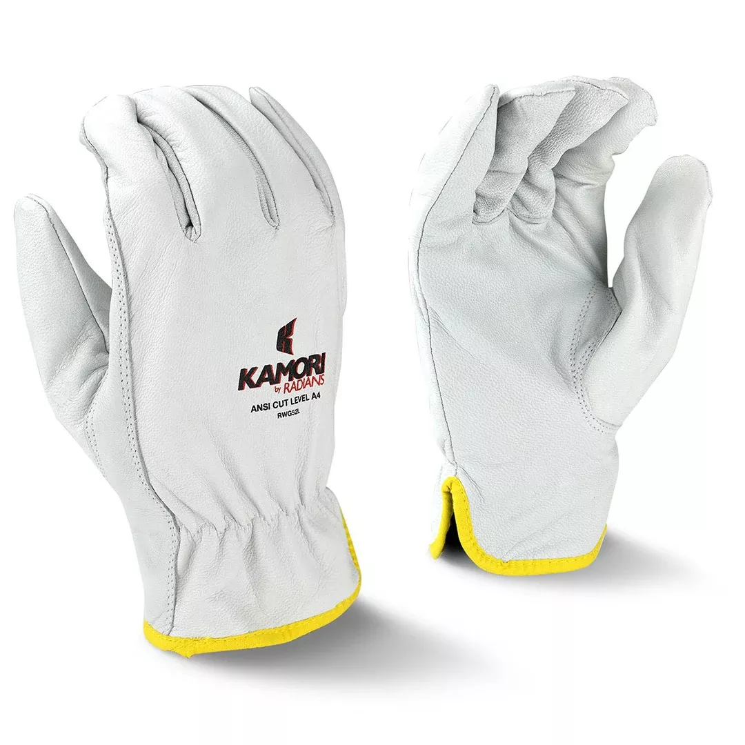 Radians KAMORI Cut Protection Level A4 Goatskin Work Gloves