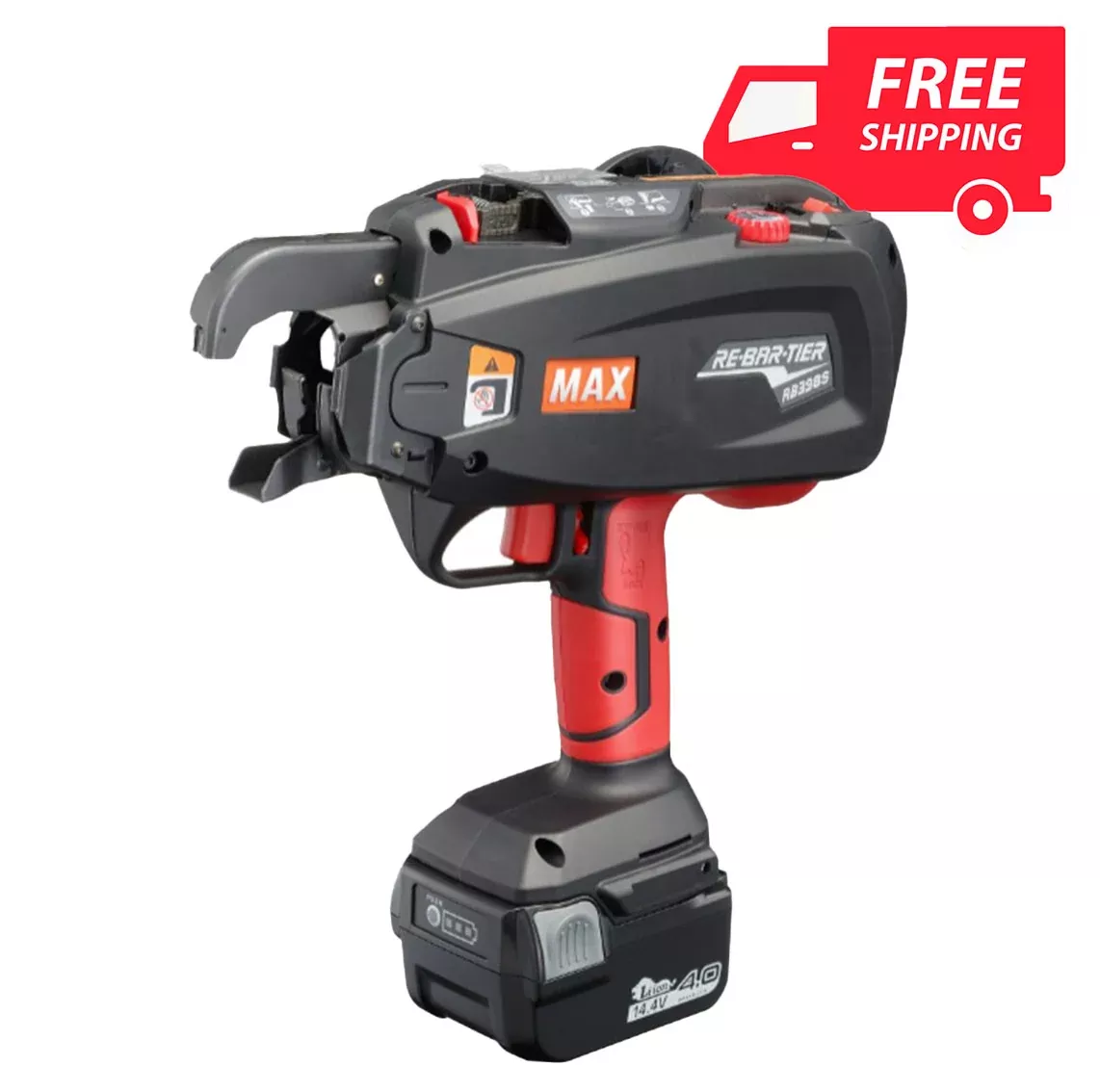 RB398S MAX Rebar Tying Tool Up To #5 X #6 w/ 21GA Wire Kit