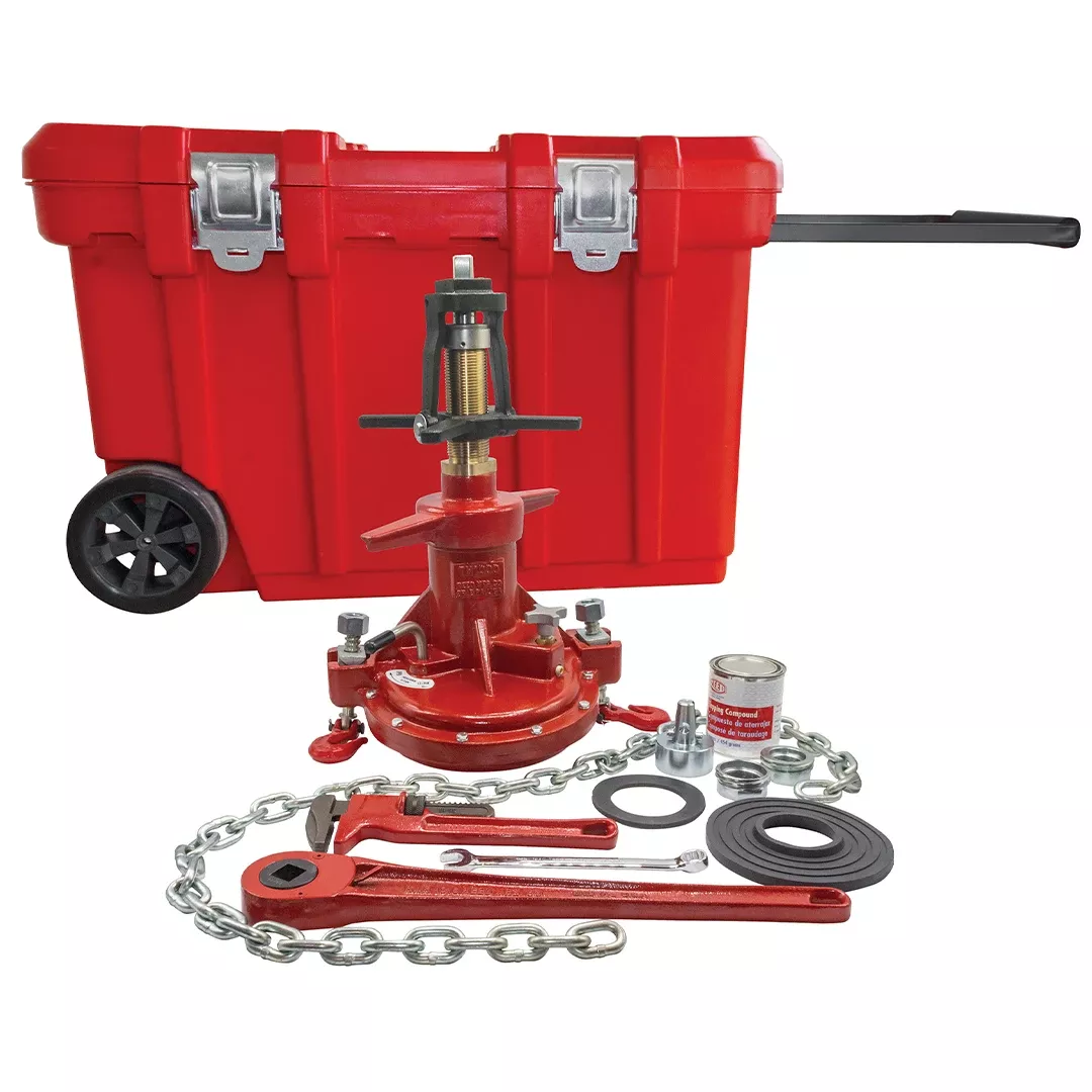 Reed TM1100 3/4" - 1" Direct Tapping Machine Kit 09300