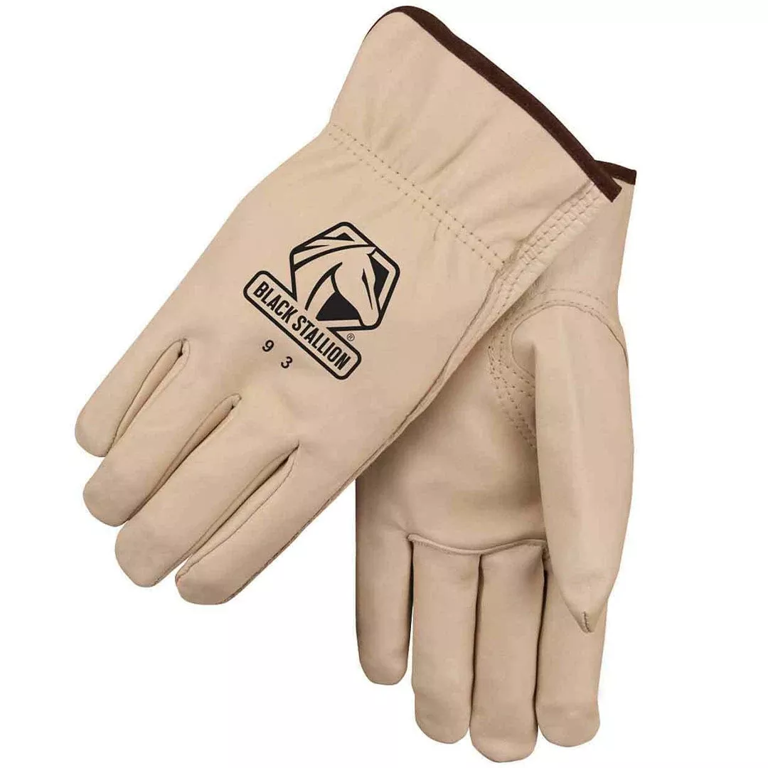 Revco Black Stallion Premium Cowhide Leather Driving Gloves