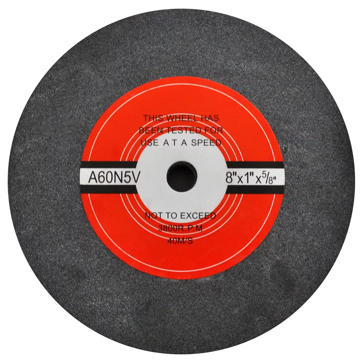 RIKON 8″ Grinding Wheel 60 Grit, 5/8″ Hub
