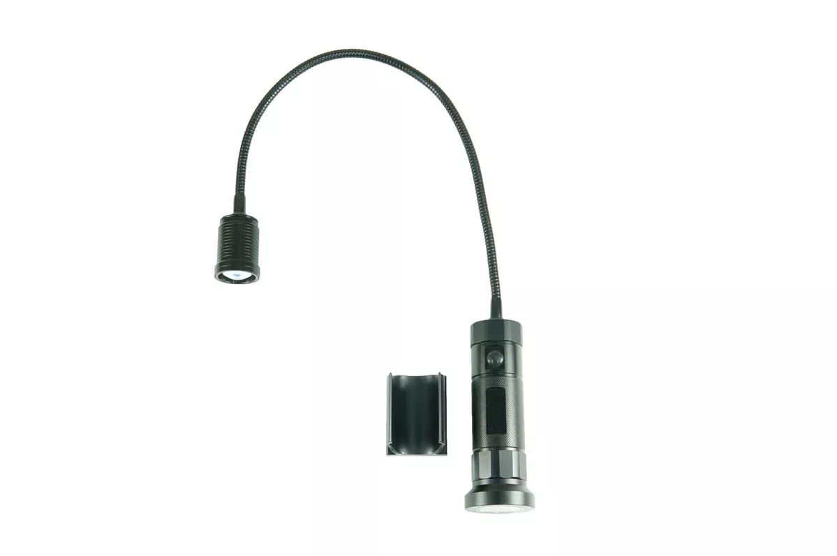 RIKON LED Gooseneck Work Light w/ Magnetic Base & Magnetic Clip