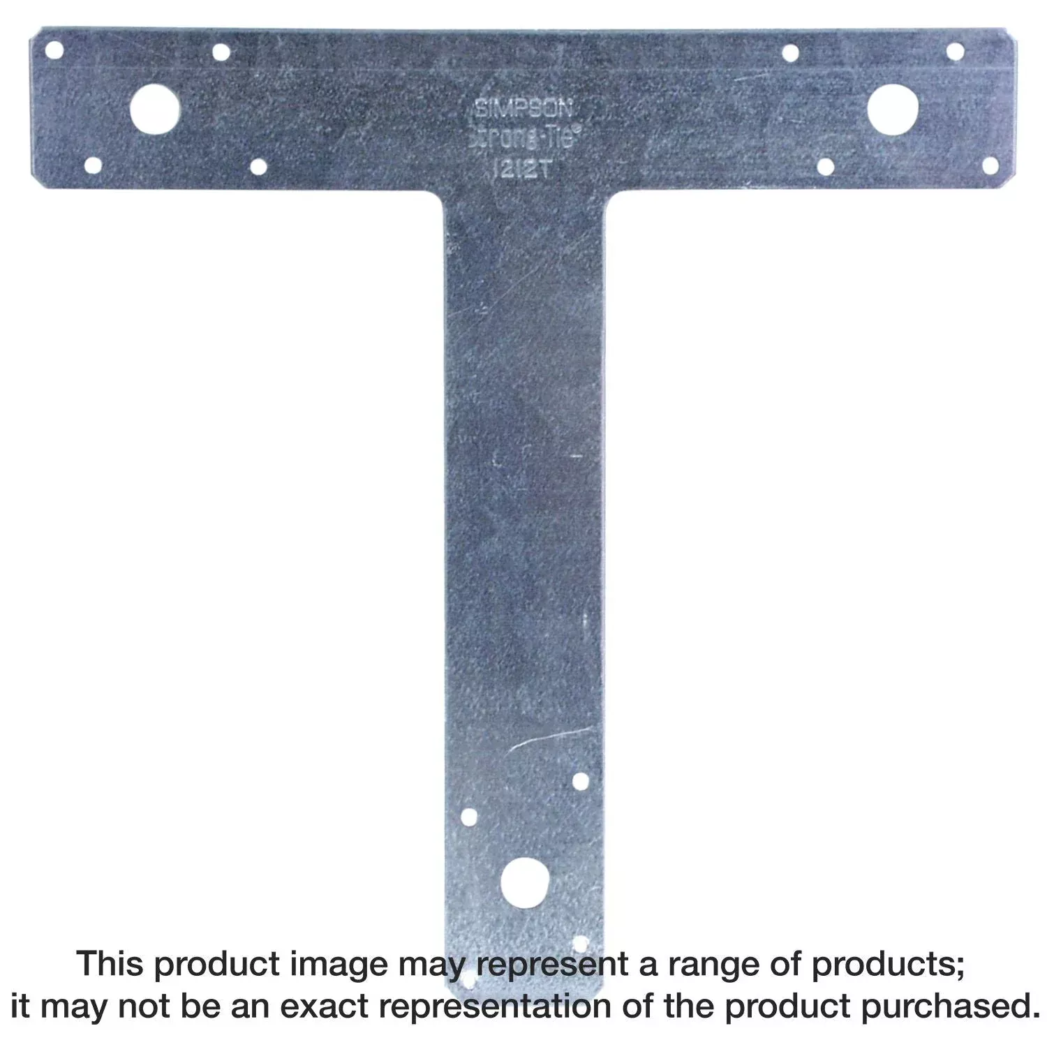 Simpson Strong-Tie 1212T 12-in. x 12-in. 14-Gauge Galvanized T Strap