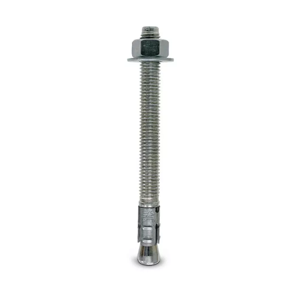 Simpson Strong-Tie 3/8" x 5" Strong-Bolt 2 Wedge Anchors - Fully Assembled, Carbon Steel, Zinc (50-Pack) STB2-37500F50