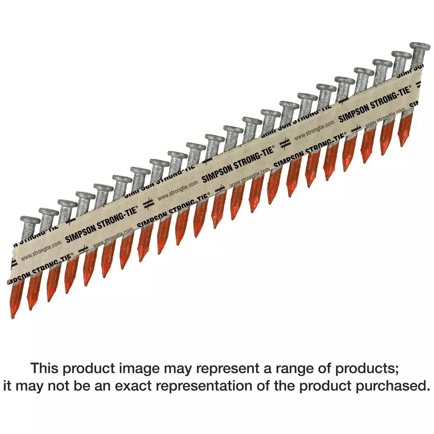 Simpson Strong-Tie 8DHDGPT2500 Strong-Drive 33° SCN SMOOTH-SHANK CONNECTOR Nail,2-1/2-in. x .131-in. HDG, 2500-Pack