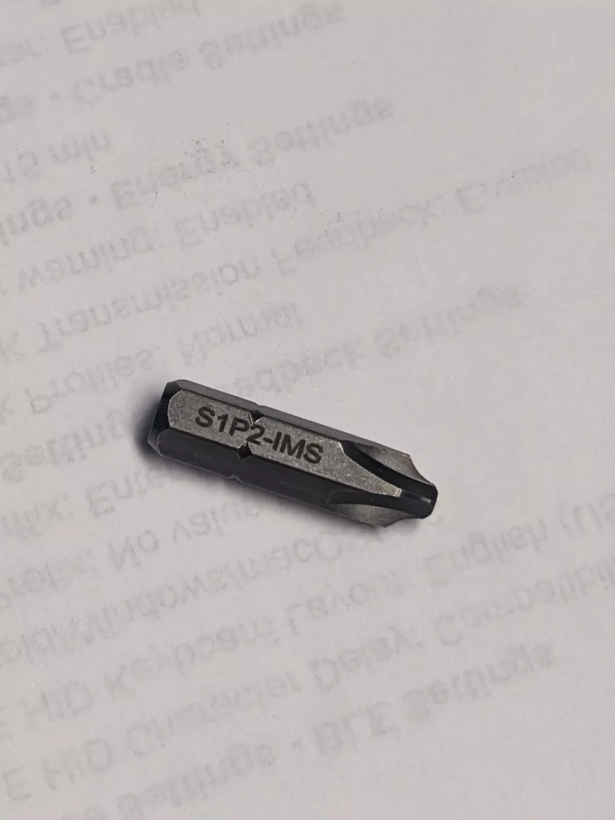 Square S1 and Philips P2 Combination Insert bit | S1P2-IMS 1-inch Insert Bit | 100-Pack