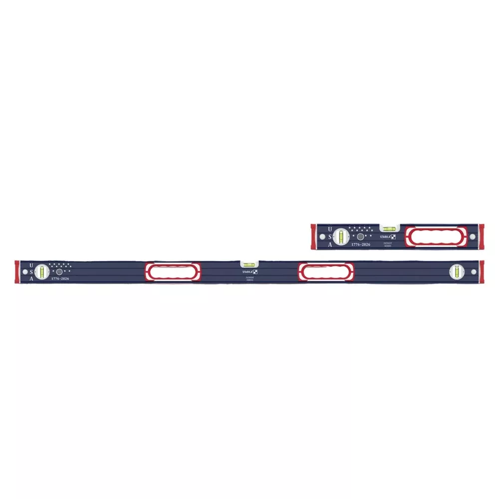 Stabila 16" & 48" Patriot Series Heavy Duty Type 196 Level Set 37250