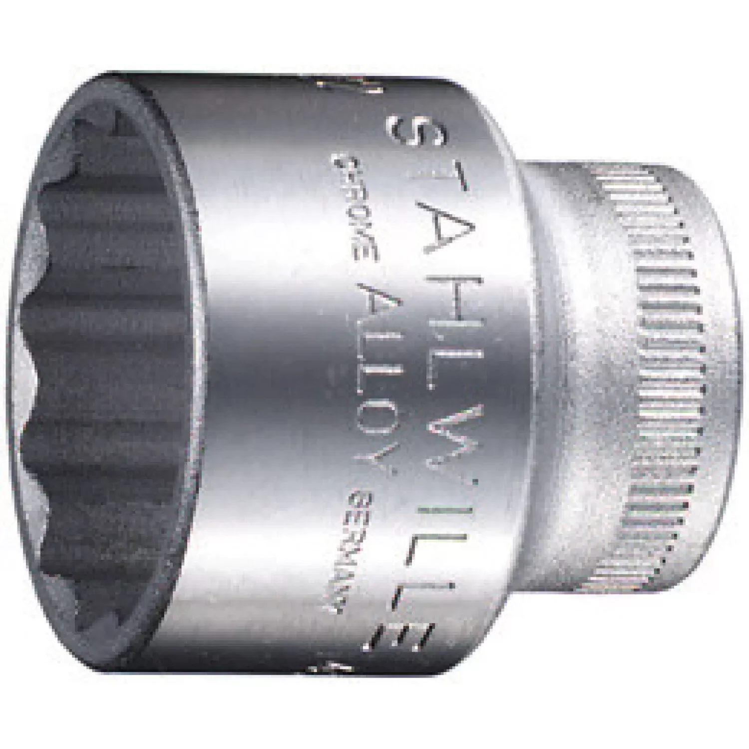 Stahlwille 02010012 45 12-pt Bi-Hex Socket, 3/8" Drive 12 mm