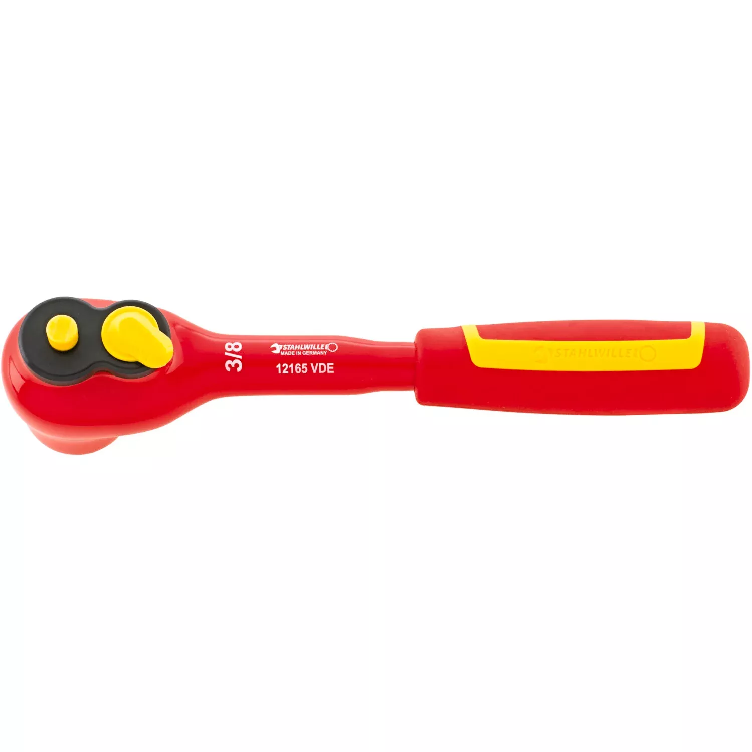 Stahlwille 12430001 12165 VDE QuickRelease ratchet, fine tooth 3/8" Drive