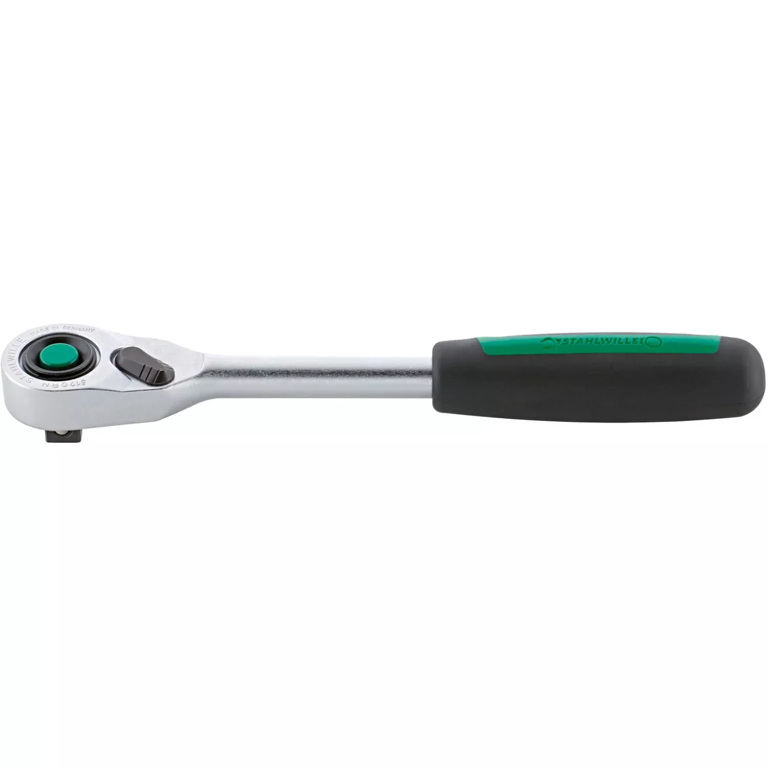 Stahlwille 13111120 512QR N QuickRelease Ratchet, Fine Tooth, 1/2" Drive