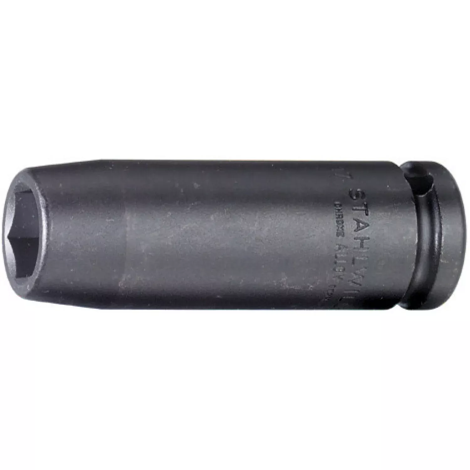 Stahlwille 23020015 51IMP 1/2" Extra Deep Impact Socket, 15 mm