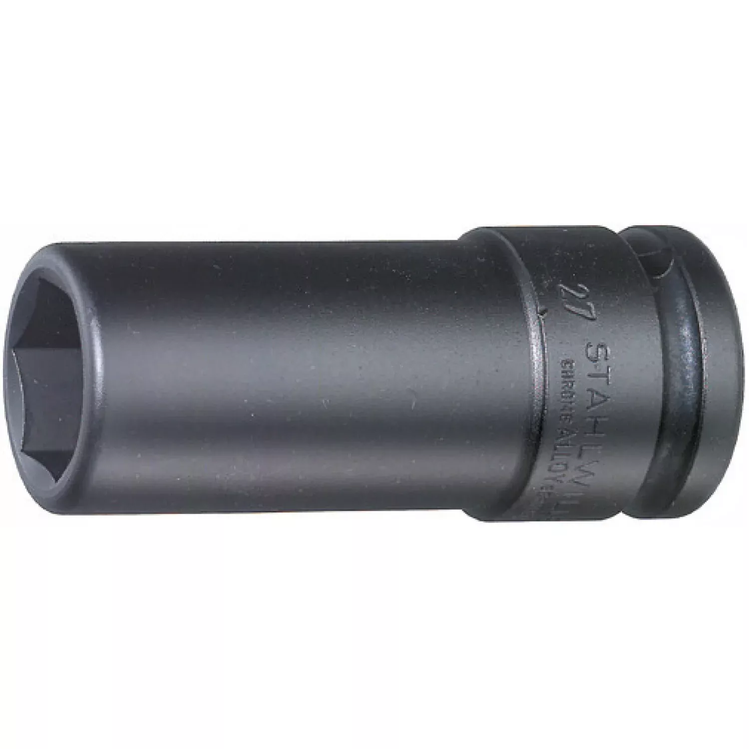 Stahlwille 25090030 2509 3/4" 6-pt Extra Deep Impact Socket, 30 mm