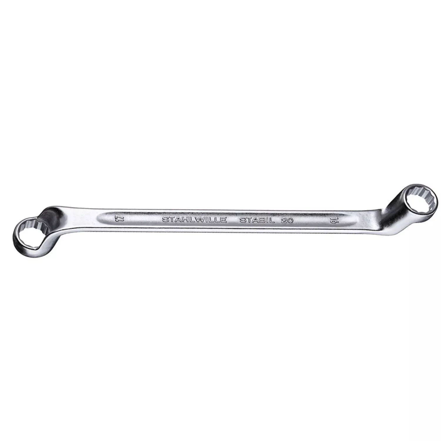 Stahlwille 41041415 20 Double ended ring Spanner, 14 x 15 mm