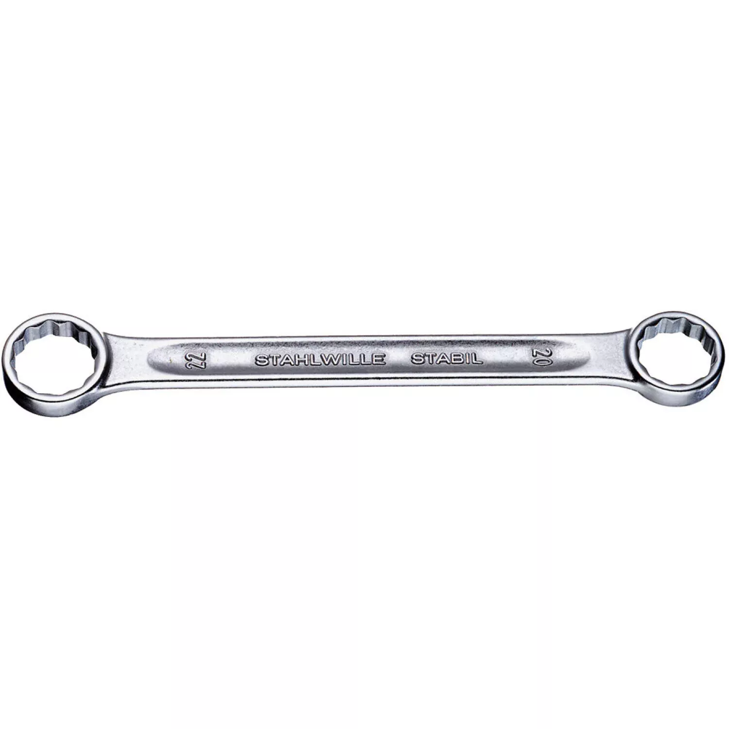 Stahlwille 41050809 21 Double ended ring Spanner, 8 x 9 mm