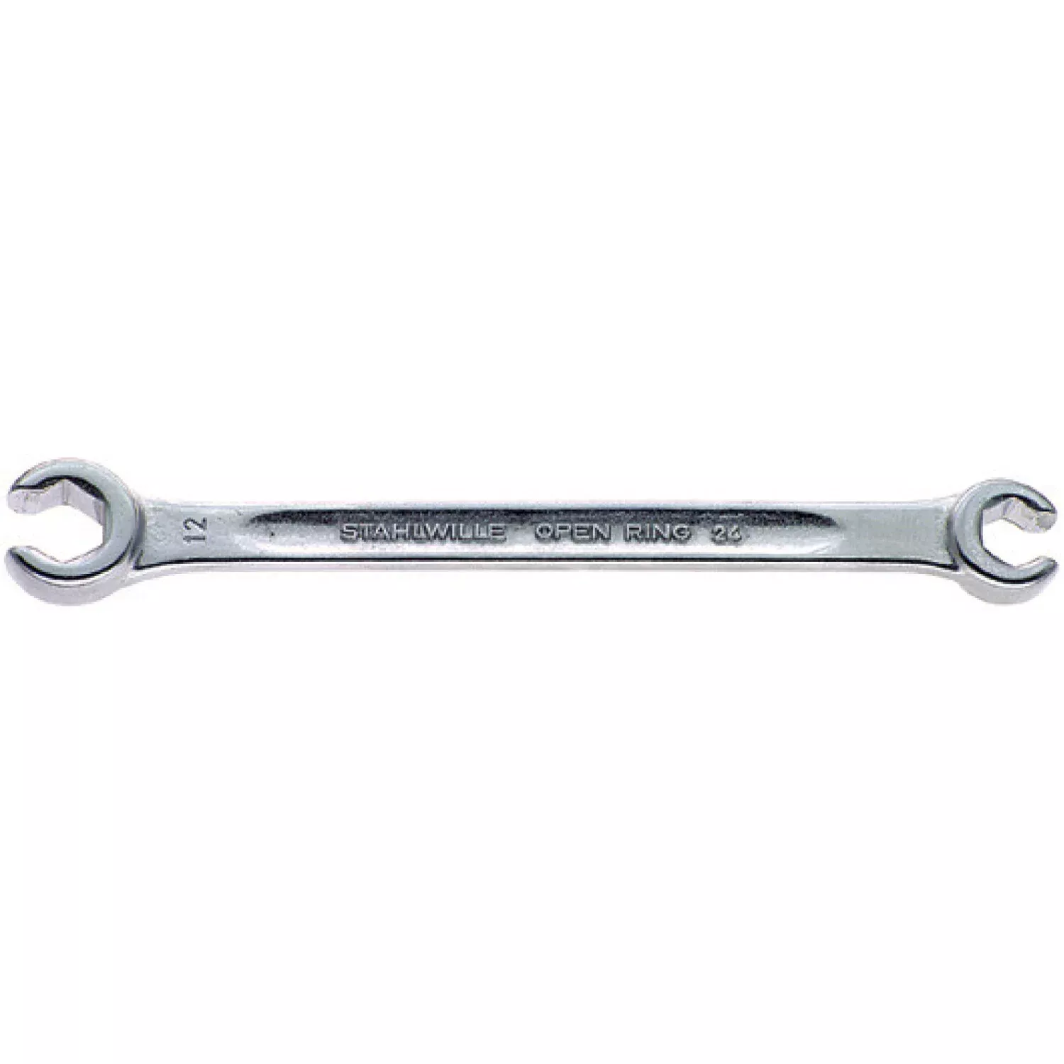 Stahlwille 41081012 24 Double ended open ring Spanner, 10 x 12 mm