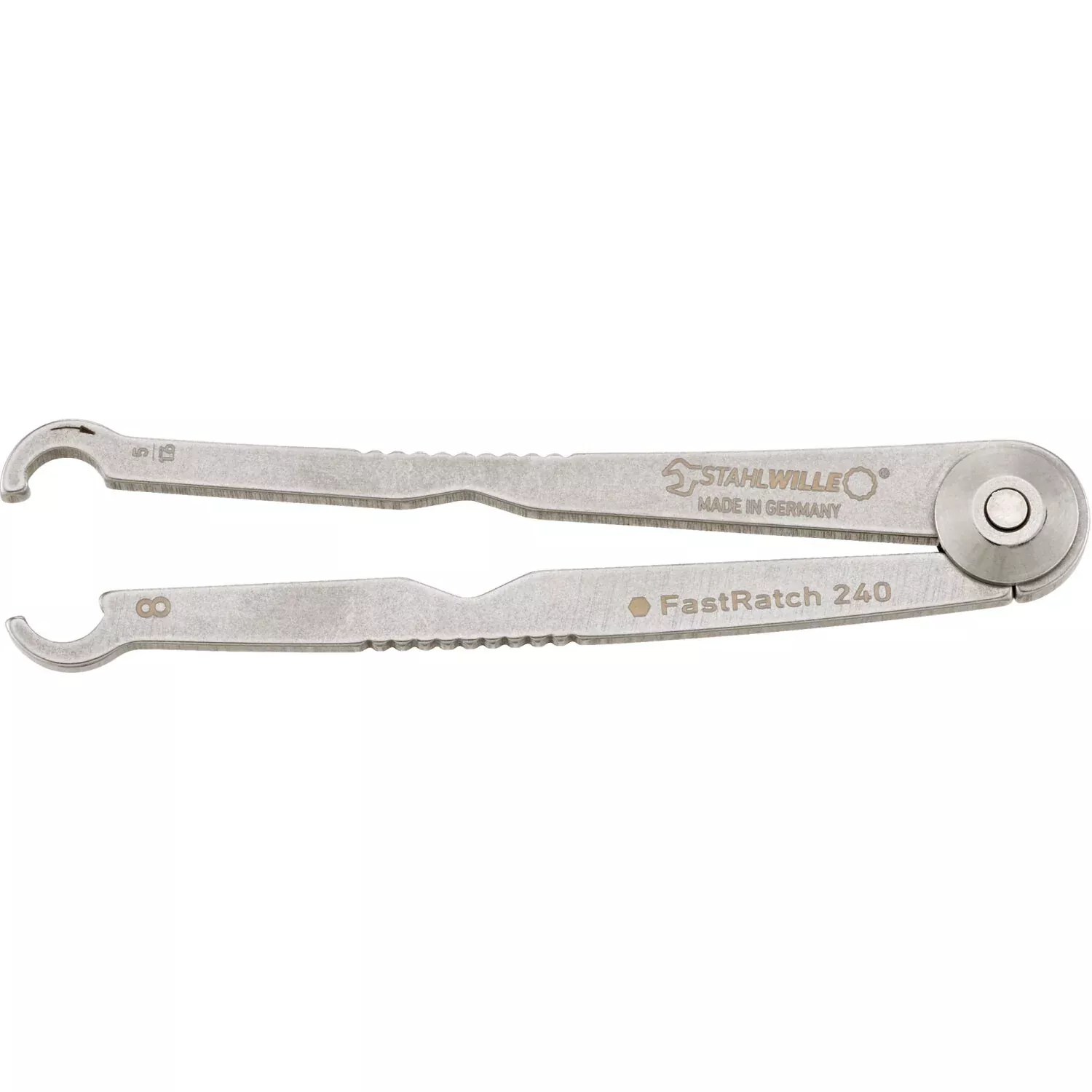 Stahlwille 41100808 240 Ratchet wrench FastRatch, 8mm