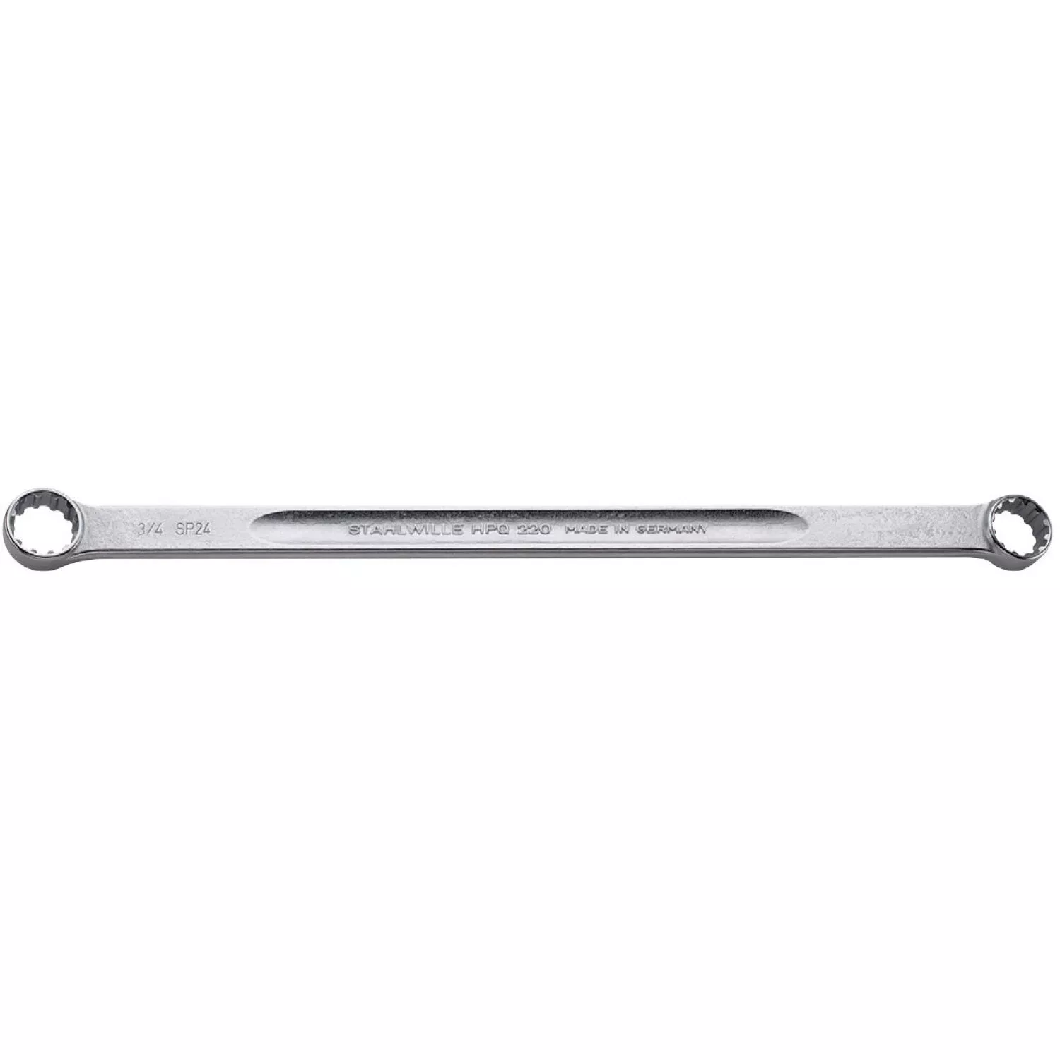 Stahlwille 41160810 220aSP Double ended ring Spanner, 8 x 10 Spline