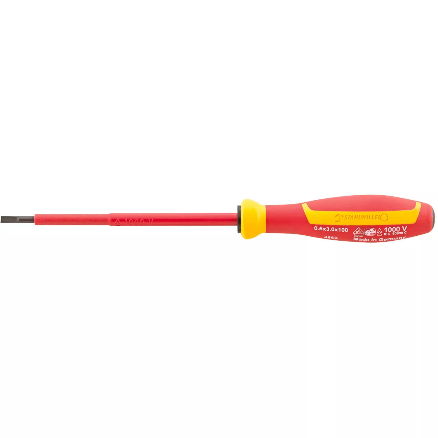 Stahlwille 46603065 4660 VDE DRALL+ 6.5 mm Slotted Screwdriver